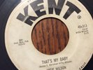 Artie Wilson THAT'S MY BABY / Jerry Jerry KENT 313