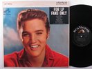 ELVIS PRESLEY For LP Fans Only RCA VICTOR LP VG++  *