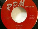 the JACKS 45 So Wrong / How Soon RPM VG++ doowop ORIGINAL PRESS   #1156