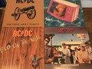 AC/DC 4 LP Lot: For Those About To Rock, Dirty Deeds, Fly On Wall & Geordie LP