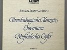 B465 Bach Brandenburg Concertos Baumgartner 5LP Archiv DGG SKL 122/126 Stereo