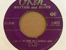 vocal r&b doowop 45 THE RAVENS I Get All My Lovin' on a Saturday Night OKEH hear