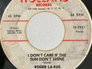 Rockabilly 45 Roger La Rue and His Pals I Don't Care on Holland HEAR