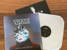 VISAGE Hearts and Knives WHITE Vinyl LP Out of Print With Insert Fade To Grey
