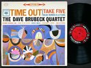 DAVE BRUBECK Quartet Time Out LP COLUMBIA CS 8192 US 1959 6-EYE JAZZ Take Five