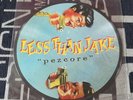 LESS THAN JAKE PEZCORE PICTURE DISC VINYL ORIGINAL 1996 PRESS RHETORIC RECORDS