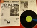 JETHRO TULL - THICK AS A BRICK - LP JAPAN - CHR-1013 NM - NEWSPAPER