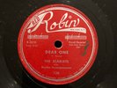 THE SCARLETS  DEAR ONE & I'VE LOST DOO-WOP RED ROBIN 128 MAROON LABEL 78 RPM VG-