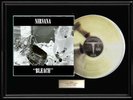 NIRVANA BLEACH WHITE GOLD SILVER PLATINUM TONED RECORD LP ALBUM NON RIAA