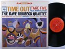 DAVE BRUBECK QUARTET Time Out COLUMBIA LP VG++/NM stereo 70s reissue *