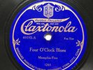 ORIGINAL MEMPHIS FIVE - ‘FOUR O’ CLOCK BLUES’ ON MEGA-RARE CLAXTONOLA 78 E COPY