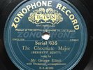BLACKFACE MUSIC HALL STAR G.H. ELLIOTT - ’THE CHOCOLATE MAJOR’ 1911 ZONOPHONE 78