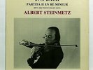 ALBERT STEINMETZ - JS BACH partita no.2 for violin solo PRIVATE FRENCH LP NM