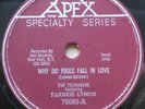 FRANKIE LYMON & TEENAGERS Why Do Fools Fall In Love Ex CANADA 1956 DOO WOP 78