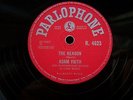 ADAM FAITH 78 RPM THE REASON / POOR ME UK 1960 R.4623 LAST UK PARLOPHONE 78