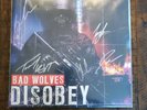 BAD WOLVES DISOBEY AUTOGRAPHED SIGNED VINYL ALBUM RARE NEW