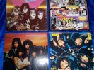 KISS 4 LPs: Killers+Unmasked+Creatures Of The Night+Crayz Nights AC/DC Scorpions