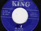 WYNONIE HARRIS KING 4789 MR DOLLAR   VG +  45 RPM