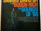 SAMMY DAVIS JR. BUDDY RICH THE SOUNDS OF '66   R 6214 LP MONO  EXCELLENT