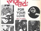 YARDBIRDS 45 FOR YOUR LOVE+PS ITALY RARE 1965