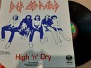 DEF LEPPARD-High 'n Dry-LP Mexico Promo Radio Unique Cover PS Vertigo