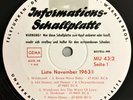 Teldec Informationsplatte White Promo Elvis Paul Anka MU 43/2