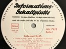 Teldec DE Informationsplatte White Promo Elvis Them Twinkle MU 74/2