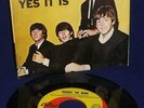 The Beatles 45 Ticket To Ride Yes It Is Picture Sleeve 1965 Capitol 5407 Record