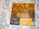 THE BEATLES: TICKET TO RIDE+1. NORWAY PRESS 1965. Rare,