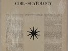 COIL: Scatology ’84 UK Orig Force & Form Industrial Experimental LP Shrink