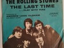 Rolling Stones London 45 9741 The Last Time/Play with Fire with Picture Sleeve 