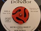 New World - We're Gonna Make It / Crystal Clear - Stay With Me Reissue