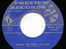 Rare Pop Song Poem 45 - Gene Marshall - Minnie The Space Age Babe - Preview - M-