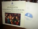 Bach JS, Cello Clavecin, Pierre FOURNIER, Ruzickova, France Erato Stereo LP 1973