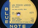 Bud Powell Un Poco Loco / It Could Happen to You Blue Note 1577 Original 1951 78