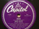 Miles Davis Budo / Move Capitol 15404 Original 1949 78 RPM Birth of the Cool
