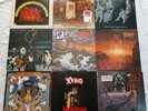 Ronnie James Dio 9 album used vinyl LP lot: Dio, Black Sabbath, Rainbow