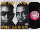 Kool G Rap & DJ Polo - Wanted: Dead Or Alive LP - Cold Chillin' VG+
