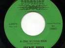 Rare Funk/Soul 45 - Jackie Ross - A One Woman Man - Sedcrick Records - M-