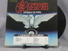 Saxon Wheels Of Steel LP Promotional Sticker Carrere Records 1980 CAR 38 126