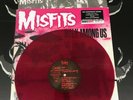 RARE AF too MISFITS WALK AMONG US BURGUNDY WINE RED vinyl lp Danzig SAMHAIN