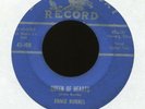 ERNIE BURRIS Queen of Hearts on Blue Jay Ohio Country Bop 45 Hear