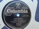 Jack Payne 78rpm 10-inch Single Columbia Records #2603-D Hosanna