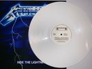 METALLICA, RIDE THE LIGHTNING,  MARBLED WHITE VINYL LP RECORD