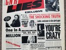 GUNS N ROSES  -  lies (1st press, uncensored inner sleeve ) LP vinyl, album