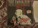 The Exploited On Stage Clear LP 12” Vinyl Record