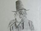 Drawing From The LP Cover of captain beef heart & his magic band