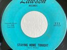 Rockabilly 45 Joe L. White Staying Home Tonight on Lawson HEAR