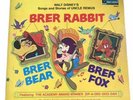 Disney Brer Rabbit LP Record Album 3907 Uncle Remus Tar Baby 1970 Disneyland LP