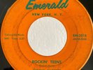 Indiana Rockabilly 45 Dennis Puckett and The Rockets Rockin Teens on Emerld HEAR